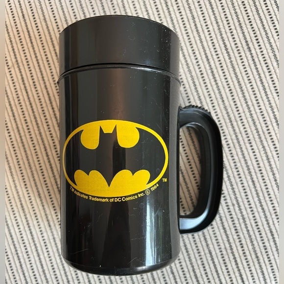 RARE Vintage 1964 BATMAN Super Mug Yellow Batman Logo - Picture 6 of 7